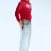 Lockere Straight-Jeans mit normaler Taillenhöhe – Hellblau | Cheap Monday GB