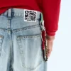 Lockere Straight-Jeans mit normaler Taillenhöhe – Hellblau | Cheap Monday GB