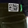 Lockere Straight-Jeans mit normaler Taillenhöhe – Tiefgrün – Khakigrün | Cheap Monday GB
