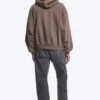 Lockerer Kapuzenpullover mit Reißverschluss und Print – Dark Mole – Flow Lockerer Kapuzenpullover mit Reißverschluss und Print – Dark Mole – Flow