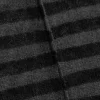 Lockerer, transparenter Strickpullover – gestreift, dunkelgrau