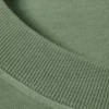 Lockeres, kastenförmiges Langarm-T-Shirt – Weiß – Grüner Streifen Lockeres, kastenförmiges Langarm-T-Shirt – Weiß – Grüner Streifen