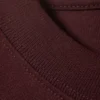 Lockeres, kastenförmiges Langarmshirt – Burgunderrot Lockeres, kastenförmiges Langarmshirt – Burgunderrot