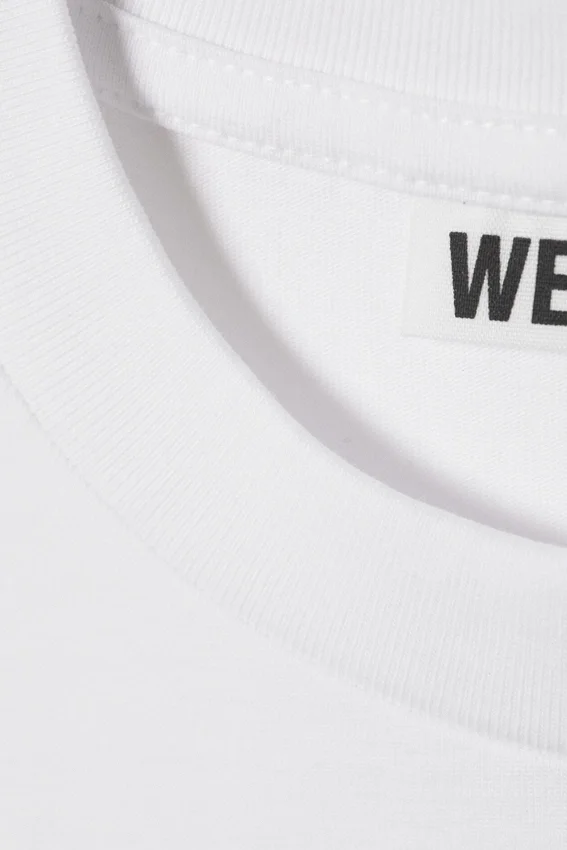 Lockeres, quadratisches Baumwoll-Tanktop – Weiß Lockeres, quadratisches Baumwoll-Tanktop – Weiß