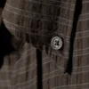 Lockeres, strukturiertes Button-Down-Hemd – Dunkelbraun kariert Lockeres, strukturiertes Button-Down-Hemd – Dunkelbraun kariert