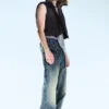 Looser Regular Waist Loose Straight Jeans – Blue Ray – Dunkelblau | Cheap Monday Gb