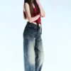 Looser Regular Waist Loose Straight Jeans – Blue Ray – Dunkelblau | Cheap Monday Gb