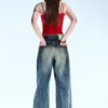 Looser Regular Waist Loose Straight Jeans – Blue Ray – Dunkelblau | Cheap Monday Gb