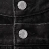 Lose sitzende Jeans mit hohem Bund und weitem Bein – Tuned Black – Schwarz Lose sitzende Jeans mit hohem Bund und weitem Bein – Tuned Black – Schwarz