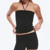 Low-Jersey-Hotpants – Schwarz Low-Jersey-Hotpants – Schwarz