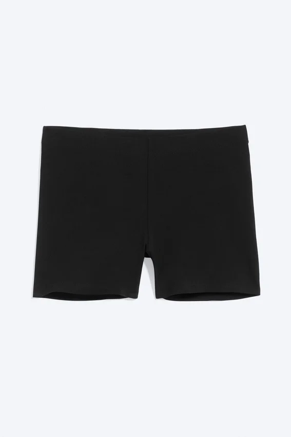 Low-Jersey-Hotpants – Schwarz Low-Jersey-Hotpants – Schwarz