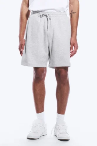 Lässige Frottee-Shorts – Hellstaubgrau