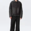 Lässige, gewaschene Utility-Jacke – gewaschen, schwarz Lässige, gewaschene Utility-Jacke – gewaschen, schwarz