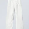 Lässige Leinen-Hose – Staubweiß Lässige Leinen-Hose – Staubweiß
