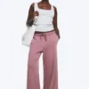 Lässige Pyjamahose – Dusty Lilac Lässige Pyjamahose – Dusty Lilac