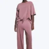 Lässige Pyjamahose – Dusty Lilac Lässige Pyjamahose – Dusty Lilac