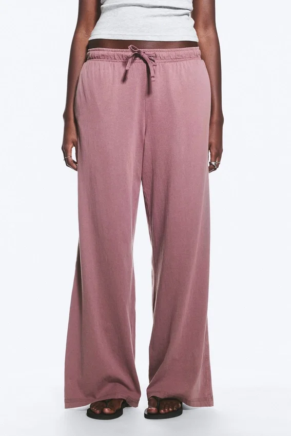 Lässige Pyjamahose – Dusty Lilac Lässige Pyjamahose – Dusty Lilac