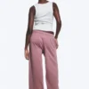 Lässige Pyjamahose – Dusty Lilac Lässige Pyjamahose – Dusty Lilac