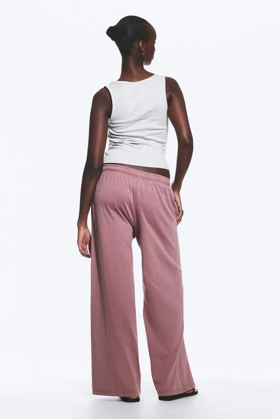 Lässige Pyjamahose – Dusty Lilac Lässige Pyjamahose – Dusty Lilac