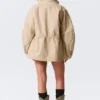 Lässige Utility-Jacke – Beige Lässige Utility-Jacke – Beige