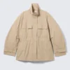 Lässige Utility-Jacke – Beige Lässige Utility-Jacke – Beige