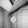 Lässiges Flanell-Pyjama-Hemd – kariert, weiß Lässiges Flanell-Pyjama-Hemd – kariert, weiß