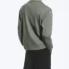 Lässiges Langarmshirt – Staubiges Khaki-Grün