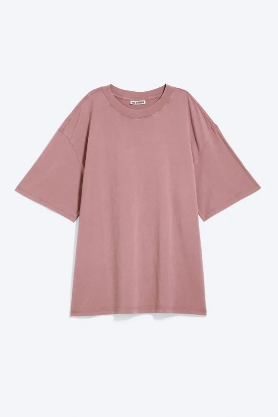 Lässiges T-Shirt – Medium Dusty Lilac Lässiges T-Shirt – Medium Dusty Lilac