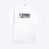 Lässiges T-Shirt mit Print – Weiß – Tomorrow is Today