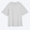 Lässiges T-Shirt – Staubhellgrau Lässiges T-Shirt – Staubhellgrau