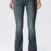 Luna Low Rise Skinny Bootcut Jeans – Blau Hymn – Mittelblau Luna Low Rise Skinny Bootcut Jeans – Blau Hymn – Mittelblau