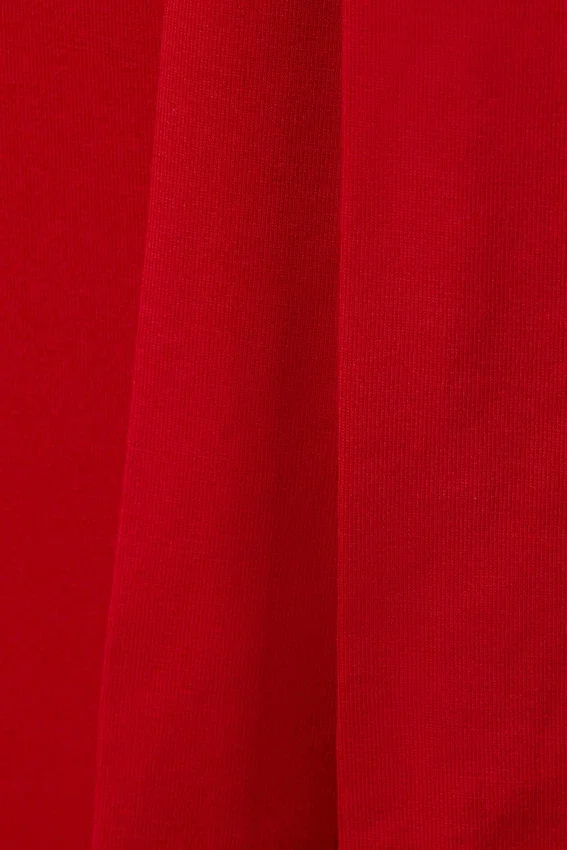 Lyocell-One-Shoulder-Top mit Bindeband – Rot Lyocell-One-Shoulder-Top mit Bindeband – Rot