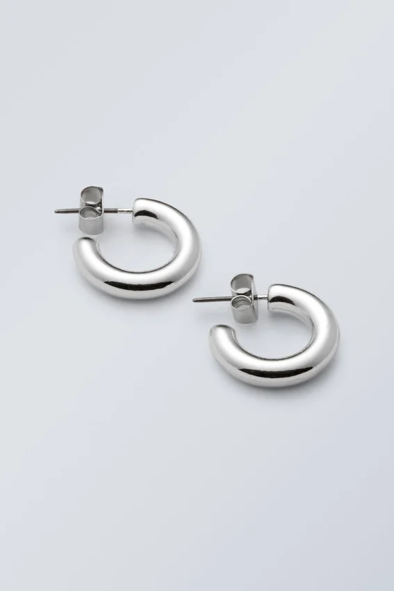 Markante Creolen – Silber Markante Creolen – Silber