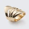 Massiver, organisch geformter Ring – Gold Massiver, organisch geformter Ring – Gold