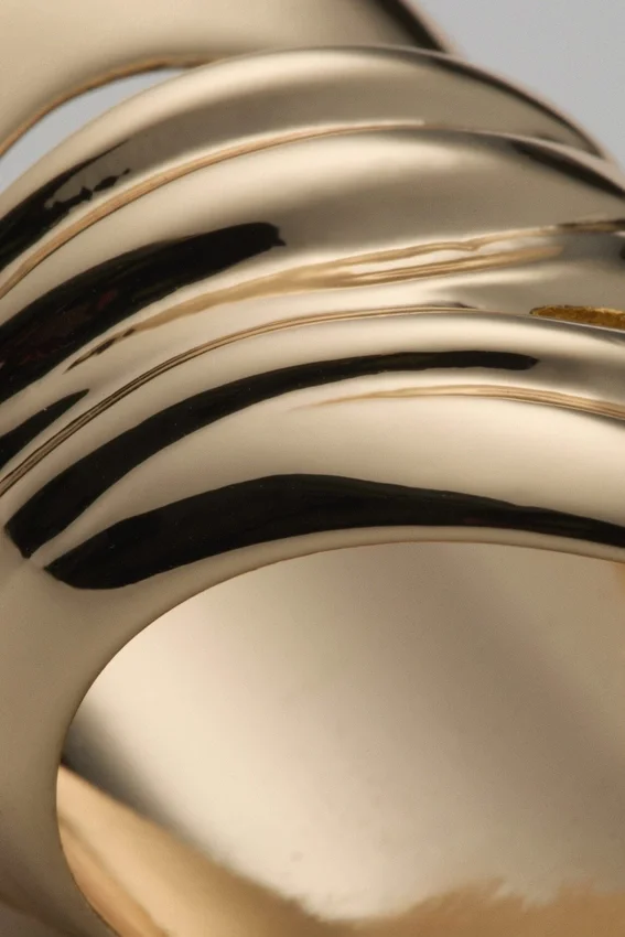 Massiver, organisch geformter Ring – Gold Massiver, organisch geformter Ring – Gold