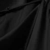 Maxi-Satin-Slip-Kleid – Schwarz