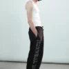 Mechatok-Jogginghose mit Stickerei – Schwarz Mechatok-Jogginghose mit Stickerei – Schwarz