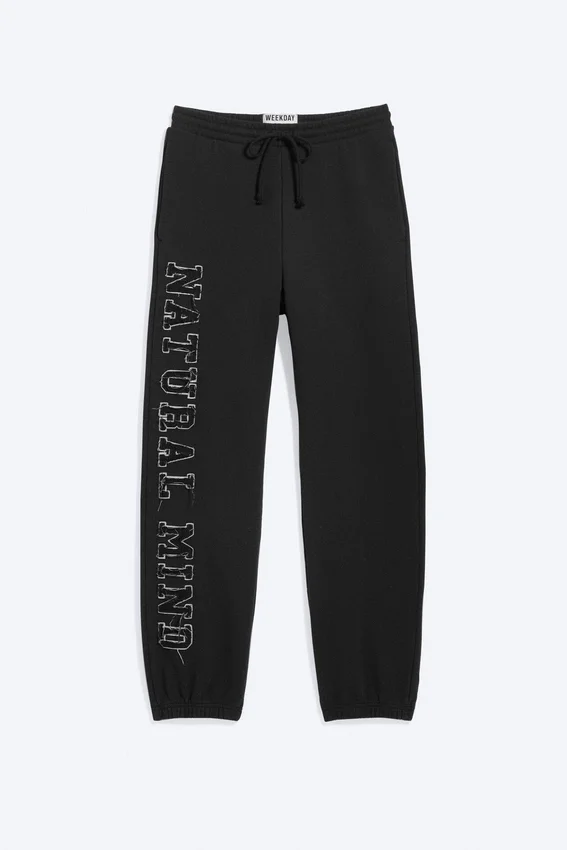 Mechatok-Jogginghose mit Stickerei – Schwarz Mechatok-Jogginghose mit Stickerei – Schwarz