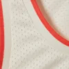 Mesh-Tanktop mit Kordelzug – Weiß/Orange – Miami Mesh-Tanktop mit Kordelzug – Weiß/Orange – Miami