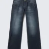 Messy Low Rise Regular Straight Jeans – Star Blue – Dunkelblau | Cheap Monday GB Messy Low Rise Regular Straight Jeans – Star Blue – Dunkelblau | Cheap Monday GB