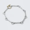 Metallglieder-Halskette – Silber & Gold Metallglieder-Halskette – Silber & Gold