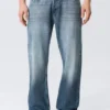 Meteor Low Rise Relaxed Straight Jeans – Board Blue – Mittelblau