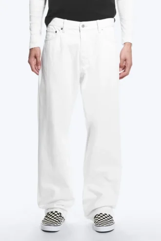 Meteor Low Rise Relaxed Straight Jeans – Dirty White – Weiß Meteor Low Rise Relaxed Straight Jeans – Dirty White – Weiß