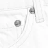 Meteor Low Rise Relaxed Straight Jeans – Dirty White – Weiß