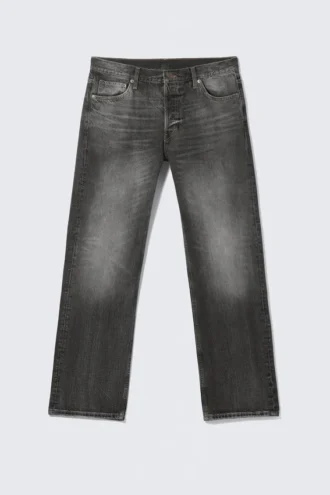 Meteor Low Rise Relaxed Straight Jeans – Dusky Black – Schwarz Meteor Low Rise Relaxed Straight Jeans – Dusky Black – Schwarz