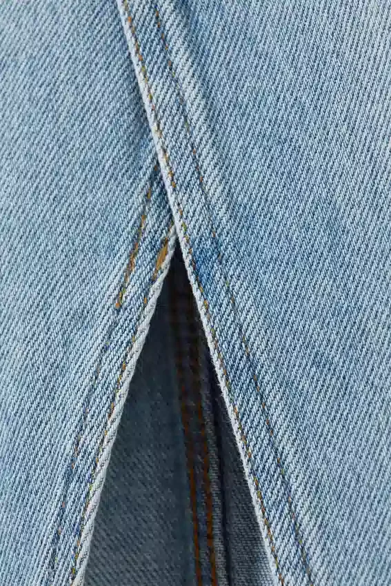 Midi-Jeansrock – Fresh Blue – Hellblau Midi-Jeansrock – Fresh Blue – Hellblau