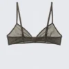 Mila Triangel-BH aus bedrucktem Mesh – Dunkelbraun Mila Triangel-BH aus bedrucktem Mesh – Dunkelbraun