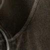 Mini-Jacke aus gewaschenem Samt – gewaschenes Schwarz Mini-Jacke aus gewaschenem Samt – gewaschenes Schwarz