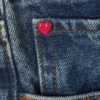 Mini-Jeans-Shorts mit niedriger Leibhöhe und unversäubertem Saum – Mountain Blue – Dunkelblau Mini-Jeans-Shorts mit niedriger Leibhöhe und unversäubertem Saum – Mountain Blue – Dunkelblau