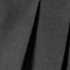 Mini-Kleid mit Gürtel und Faltenrock – Dunkelgrau